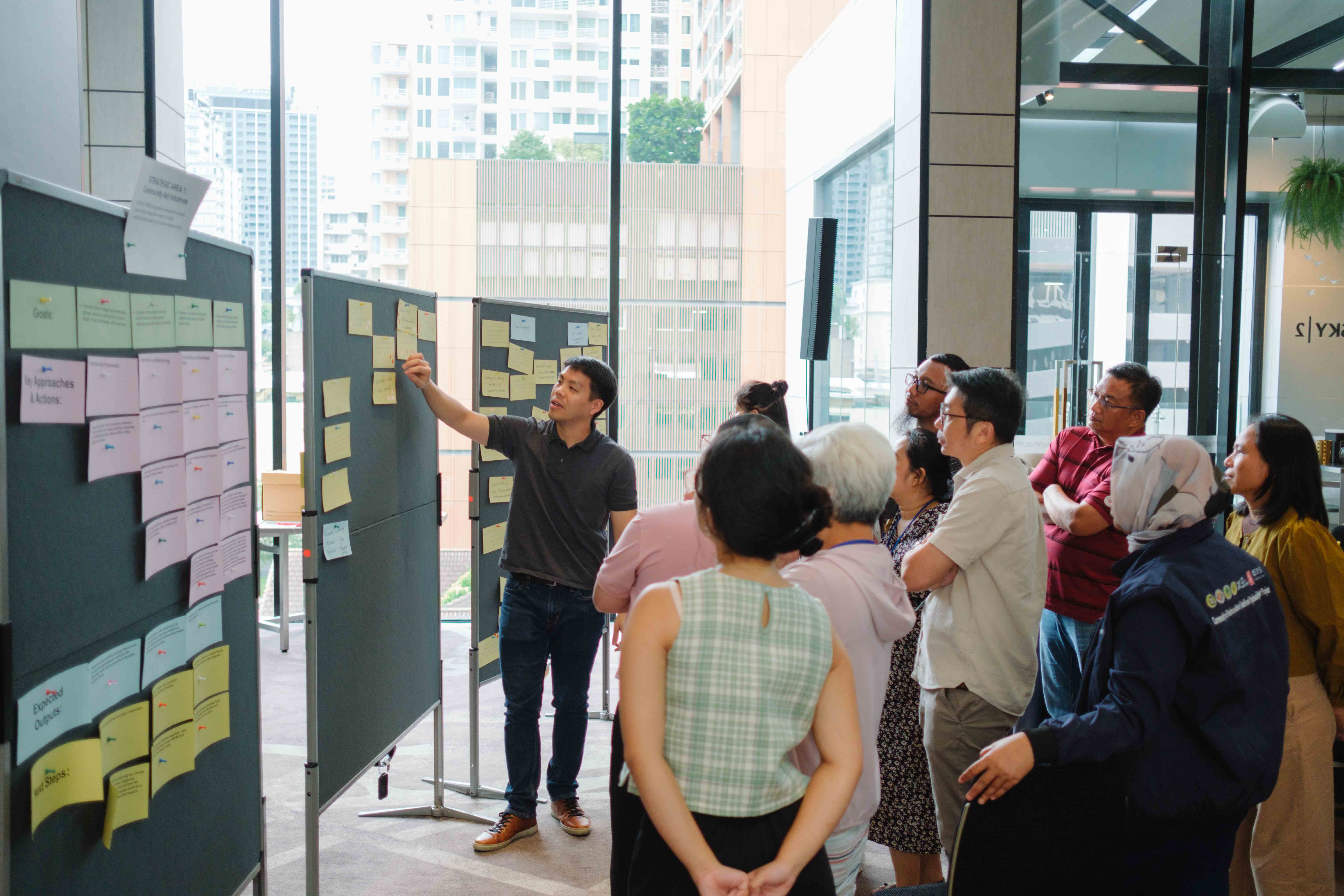 Fellows and partners strategize next steps in Climate Justice.